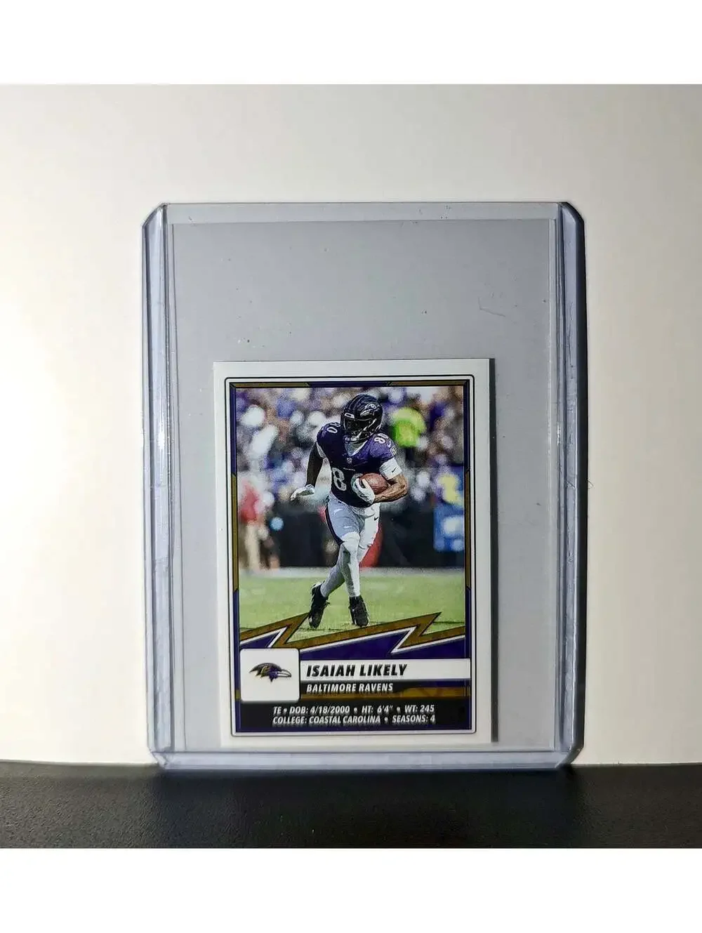 Isaiah Likely 2025 Panini NFL #111 Sticker Baltimore Ravens
